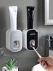 1pc Luxury Automatic Toothpaste Dispenser - Wall Mounted, No Drilling Required, Easy To Clean, Space Saving, Waterproof, Effortless Toothpaste Squeezing, Bathroom Storage Accessory, No Manual Pressing Needed, Time & Effort Saving Toothpaste Dispenser